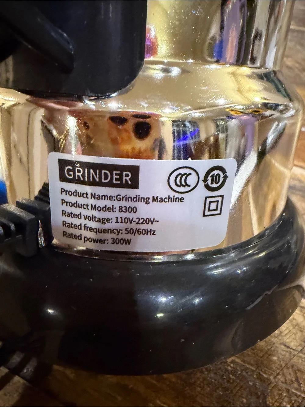 NIMA 8300 Stainless Steel Electric Coffee Spice Nut Grinder Mill Home Kitchen